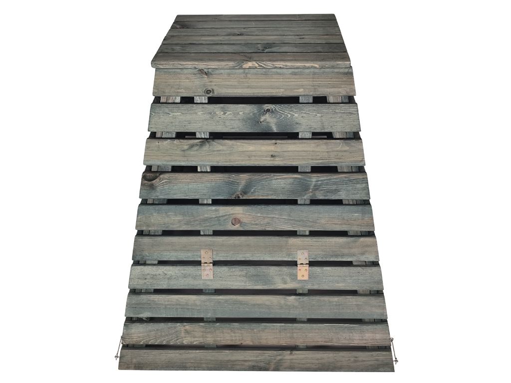 Dřevěný kompostér pyramida 430 l – česká výroba