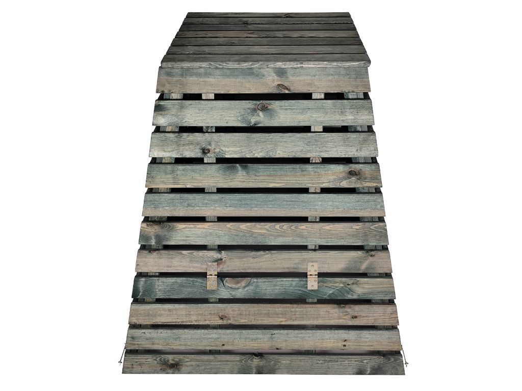 Dřevěný kompostér 800 L pyramida - česká výroba