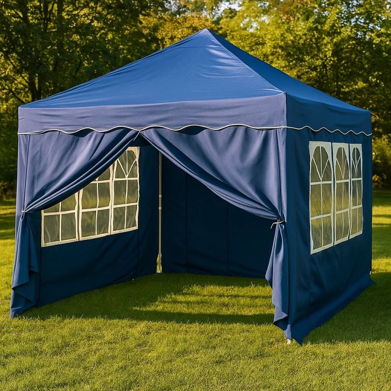 Párty stan 3×3 m modrý Instent