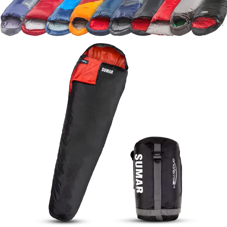 Lehký mumiový spací pytel SUMAR 210 cm