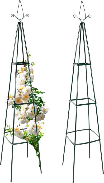 Kovová opora pro popínavé rostliny 195 cm