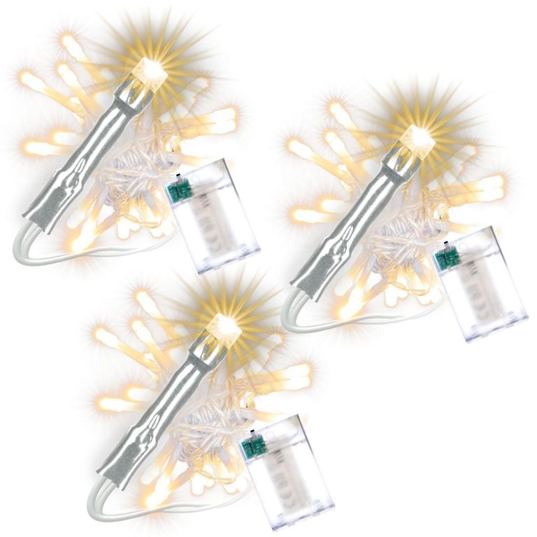 Sada vánočních LED řetězů 3 m