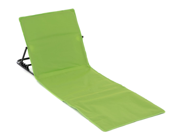 Polstrovaná plážová podložka s opěradlem