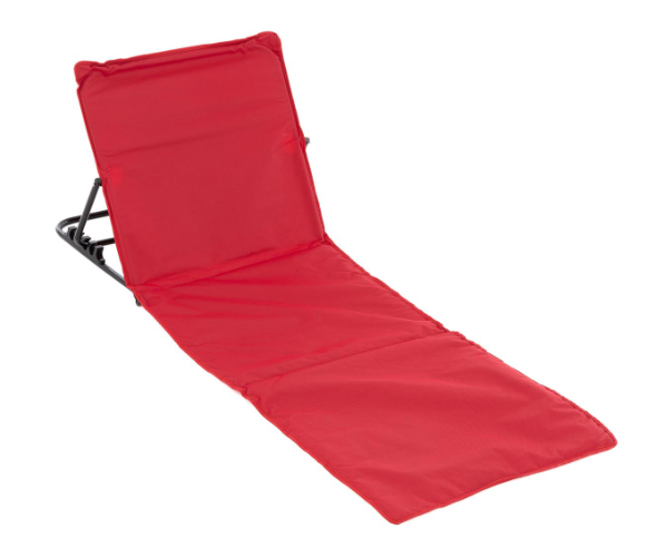 Polstrovaná plážová podložka s opěradlem