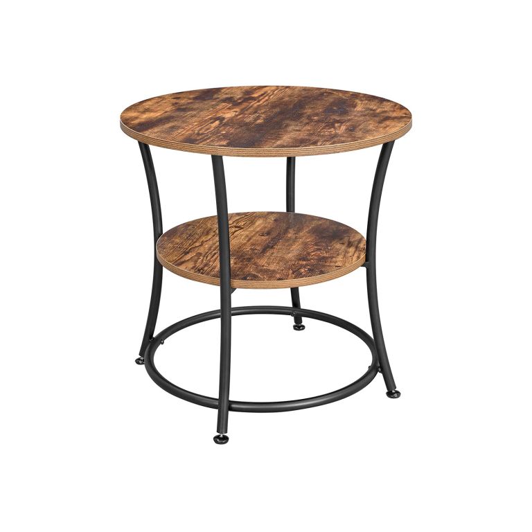 Kulatý stolek s policí