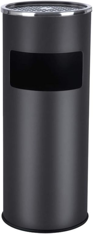 Kovový odpadkový koš s popelníkem