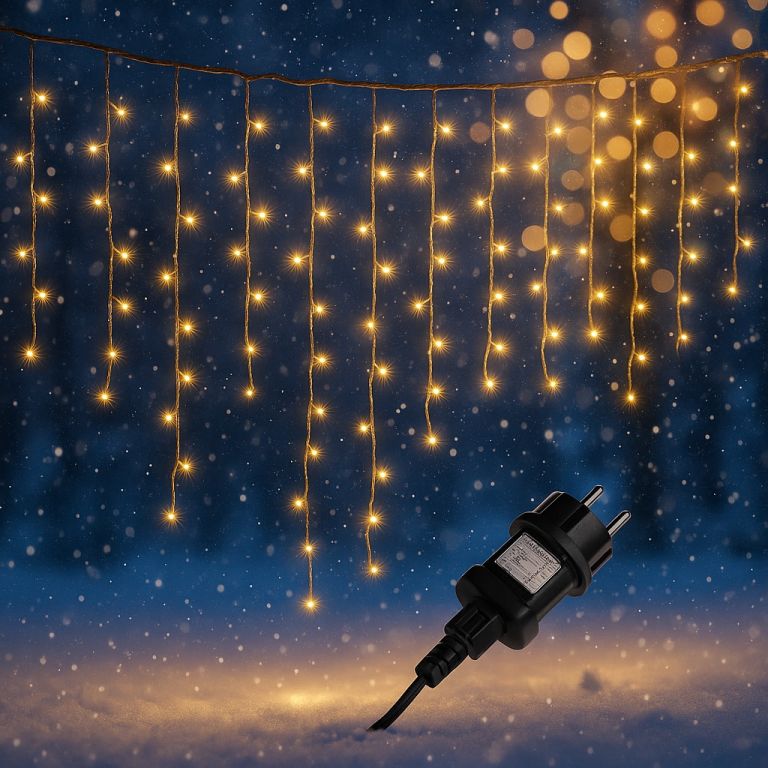 Vánoční světelný déšť - 15 m