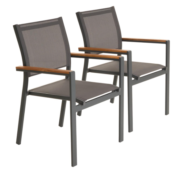 Zahradní stohovatelná kovová židle