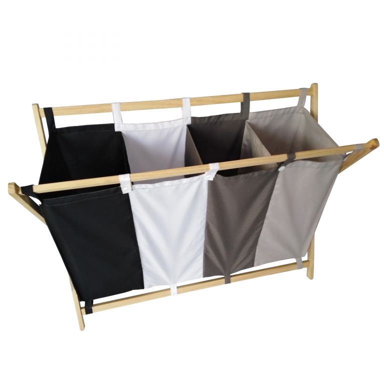 Prádelní koš se 4 přihrádkami