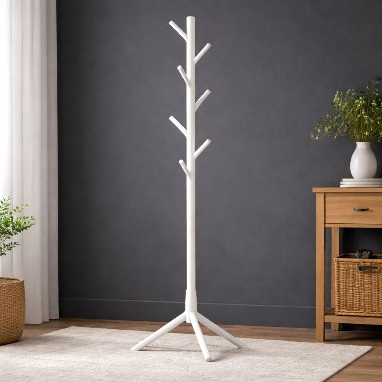 Dřevěný věšák na kabáty 175 cm