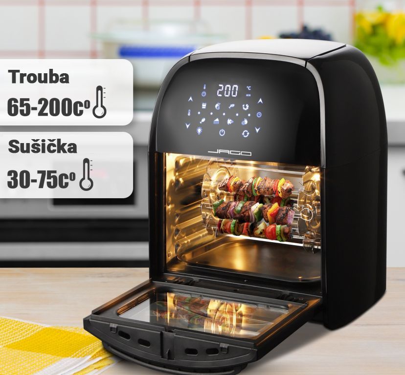 80700 JAGO Horkovzdušná fritéza s dotykovým displejem