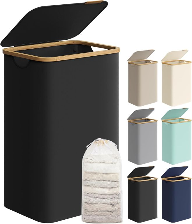 Koš na prádlo s víkem 90L