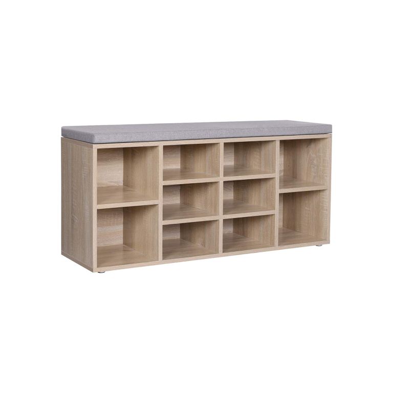 Botník s lavicí a 10 přihrádkami