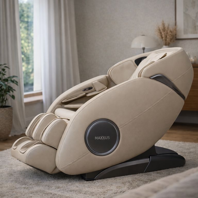 Prémiové masážní křeslo MAXXUS MX 12.0Z champagne MAXXUS®