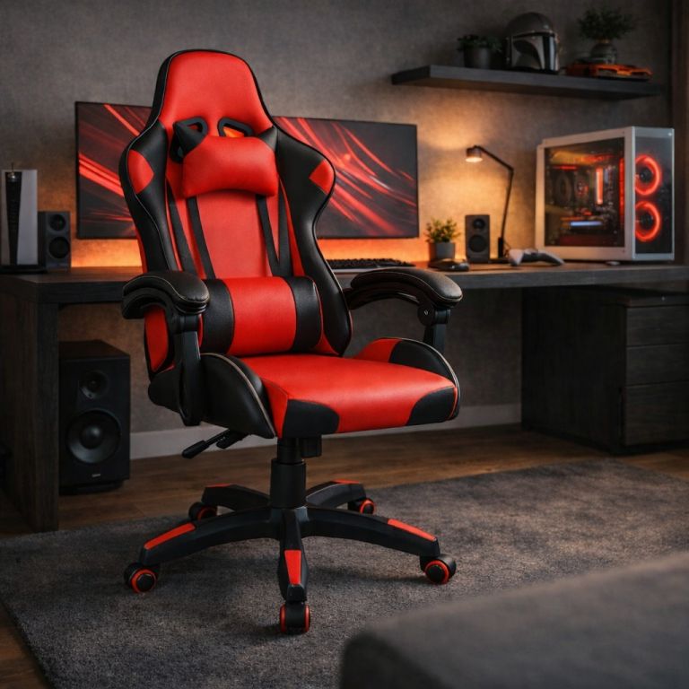 Herní kancelářská židle VECTOR černo-červená Yizi