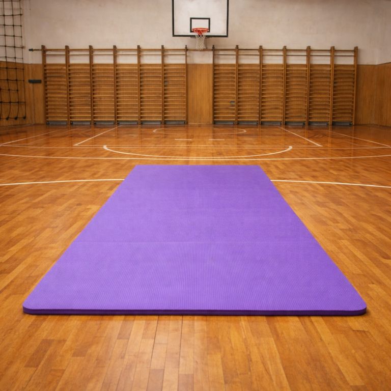 Podložka na cvičení 210 × 110 × 2 cm fialová XXL Yizi