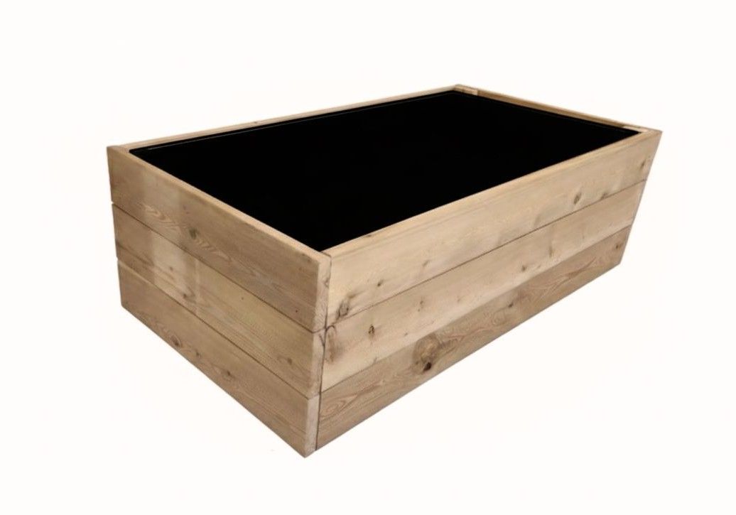 Dřevěný vyvýšený záhon