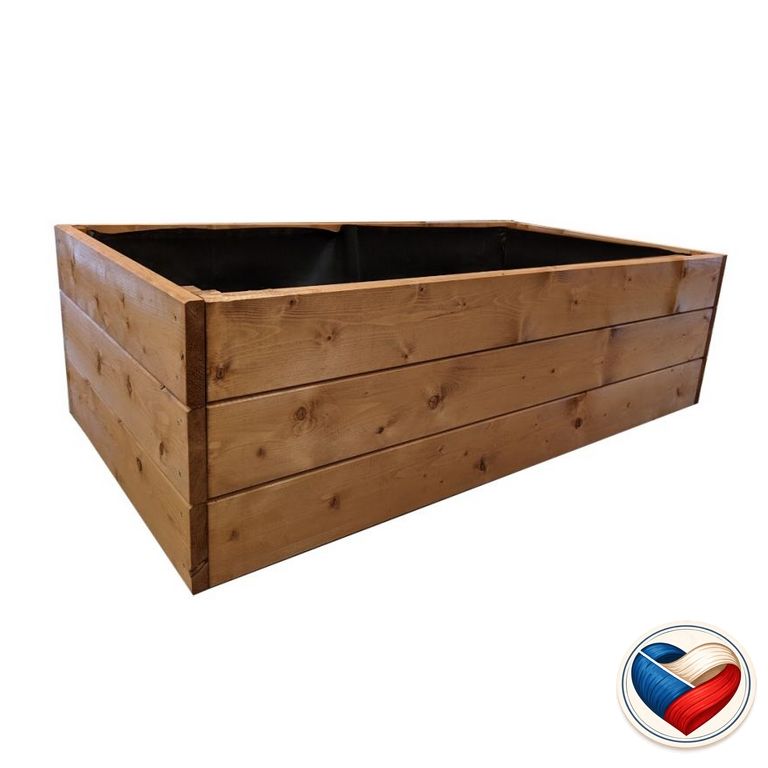 Vyvýšený záhon 136×78×42 cm