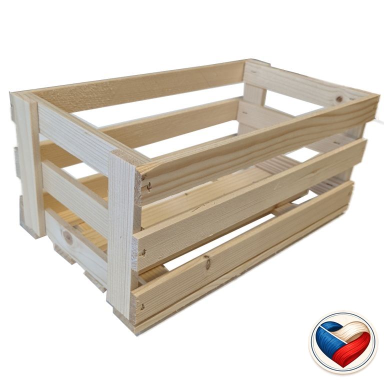 Gaboni 91541 Dřevěná bedýnka na ovoce