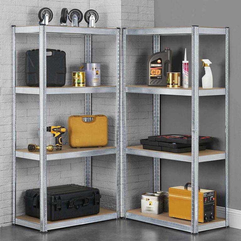 Regál 2 ks 160 x 80 x 40 cm