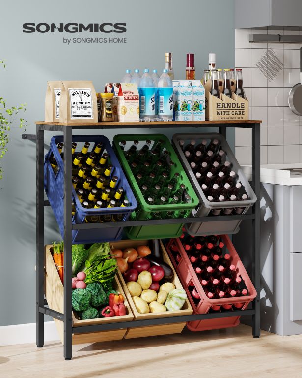 Regál na přepravky