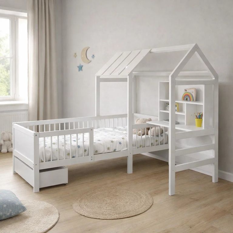 Dětská postel domeček 90 x 200 cm