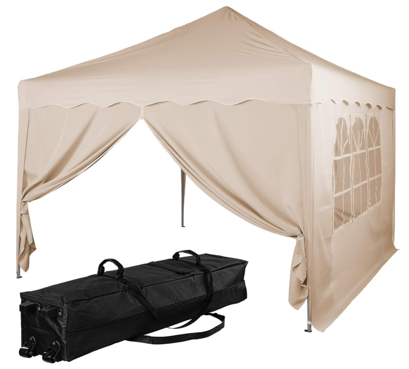 Zahradní stan nůžkový INSTENT BASIC 3x3 m + 2 bočnice