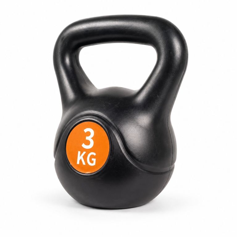 Kettlebell 3 kg plastový FD