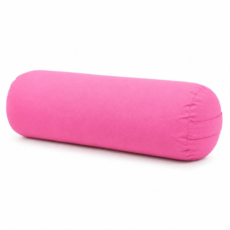 Bolster na jógu válec růžový 60 × 20 cm FD